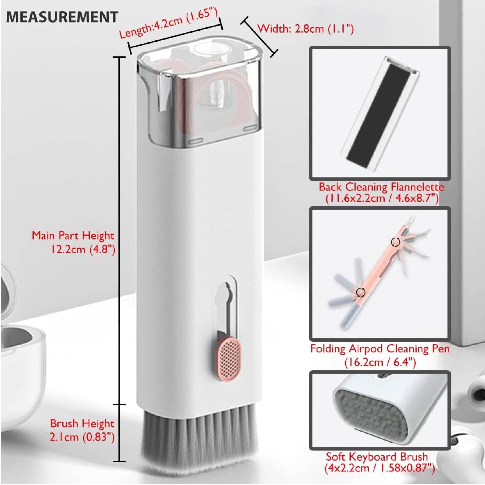 Limpiador 7 En 1 Para Audifonos Teclado