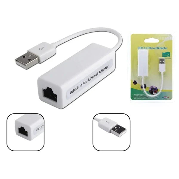 Adapter For Pc Usb 2.0 To Ethernet Win