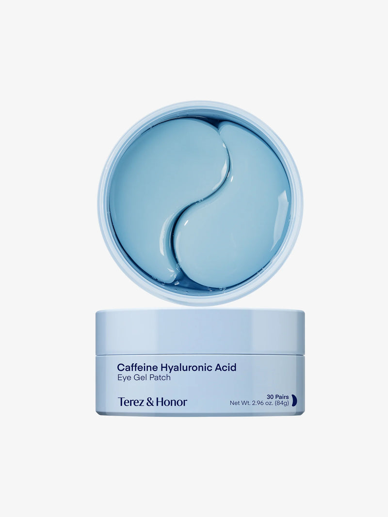 Parche de Gel para Ojos con Cafeína y Ácido Hialurónico Terez & Honor – Reduce Bolsas, Hidrata y Desinflama el Contorno de Ojos