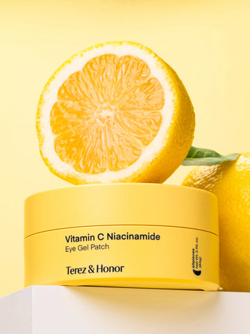 Parches de Gel para Ojos con Vitamina C y Niacinamida Terez & Honor – Ilumina y Reduce Ojeras