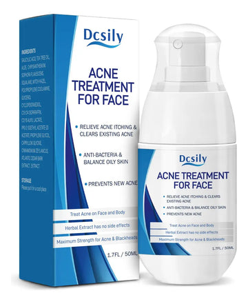 DCsily Sérum Facial Antiacné – Reduce Granitos, Controla la Grasa y Mejora la Textura de la Pie