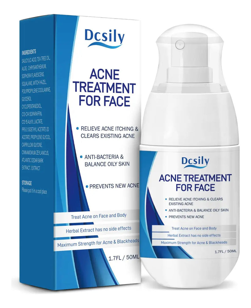 DCsily Sérum Facial Antiacné – Reduce Granitos, Controla la Grasa y Mejora la Textura de la Pie